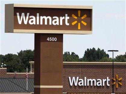 A new Wal-Mart store shows off the company's new logo in Loveland, Colorado July 21, 2009. REUTERS/Rick Wilking A new Wal-Mart store shows off the company's new logo in Loveland, Colorado July 21, 2009. REUTERS/Rick Wilking