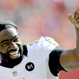 Baltimore Ravens free safety Ed Reed celebrates the last minute of the Ravens' win over the Kansas City Chiefs in their AFC NFL football gam Baltimore Ravens free safety Ed Reed celebrates the last minute of the Ravens' win over the Kansas City Chiefs in their AFC NFL football gam