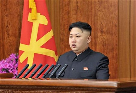 North Korean leader Kim Jong-un delivers a New Year address in Pyongyang in this picture released by the North's official KCNA news agency o North Korean leader Kim Jong-un delivers a New Year address in Pyongyang in this picture released by the North's official KCNA news agency o