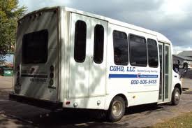 Schofield based COHO LLC Transportation wheelchair bus. Photo from COHO
Schofield based COHO LLC Transportation wheelchair bus. Photo from COHO