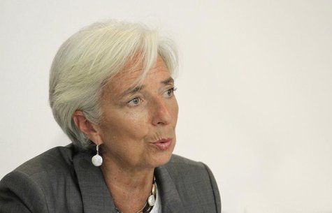 International Monetary Fund chief Christine Lagarde speaks during a news conference at a hotel in Cocody, Abidjan January 8, 2013. REUTERS/ International Monetary Fund chief Christine Lagarde speaks during a news conference at a hotel in Cocody, Abidjan January 8, 2013. REUTERS/