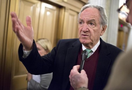 Senator Tom Harkin (D-IA) speaks to reporters after a vote on Capitol Hill in Washington December 17, 2012. REUTERS/Joshua Roberts Senator Tom Harkin (D-IA) speaks to reporters after a vote on Capitol Hill in Washington December 17, 2012. REUTERS/Joshua Roberts