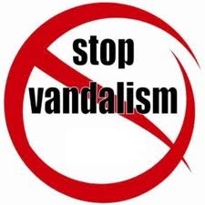stop vandalism
stop vandalism