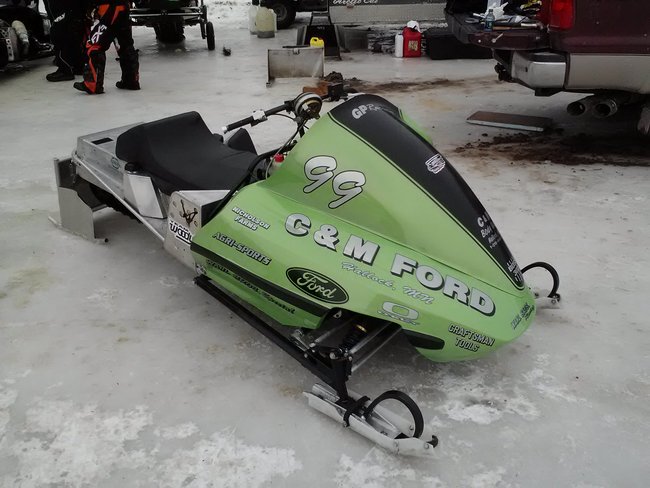 A reminder to snowmobilers