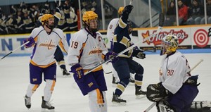 UWSP Men's Hockey. Photo courtesy UWSP Athletics Dept.
UWSP Men's Hockey. Photo courtesy UWSP Athletics Dept.
