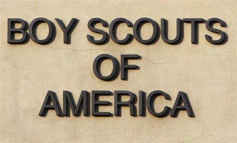 The Boy Scouts of America signage is seen on the Cushman Watt Scout Center, headquarters of the organization for the Los Angeles Area Counci The Boy Scouts of America signage is seen on the Cushman Watt Scout Center, headquarters of the organization for the Los Angeles Area Counci