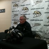 WMU head hockey coach Andy Murray from his weekly media press conference. 