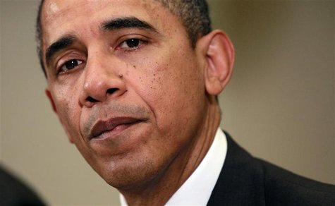 U.S. President Barack Obama is pictured as he meets with police chiefs from three U.S. communities scarred by mass shootings last year to ta U.S. President Barack Obama is pictured as he meets with police chiefs from three U.S. communities scarred by mass shootings last year to ta
