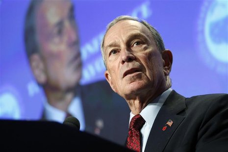 New York City Mayor Michael Bloomberg makes remarks on curbing gun violence to the U.S. Conference of Mayors winter meeting in Washington, J New York City Mayor Michael Bloomberg makes remarks on curbing gun violence to the U.S. Conference of Mayors winter meeting in Washington, J