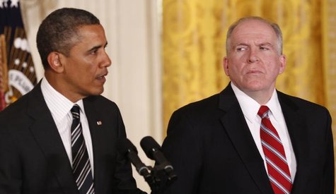 White House counterterrorism advisor John Brennan (R) listens as U.S. President Barack Obama nominates him to become the next CIA director a White House counterterrorism advisor John Brennan (R) listens as U.S. President Barack Obama nominates him to become the next CIA director a