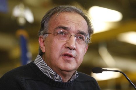 Chrysler Group Chairman and CEO Sergio Marchionne addresses the audience during a news conference at the Chrysler Mack I Engine Plant to ann Chrysler Group Chairman and CEO Sergio Marchionne addresses the audience during a news conference at the Chrysler Mack I Engine Plant to ann