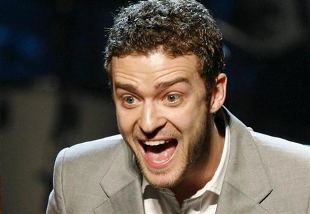 Singer Justin Timberlake reacts as he holds two of his awards for songs "My Love" and "Until the End of Time" during the 25th Annual ASCAP P Singer Justin Timberlake reacts as he holds two of his awards for songs "My Love" and "Until the End of Time" during the 25th Annual ASCAP P