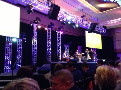 The opening band FunkTion performs during Catalyst University at the Radisson in Downtown Kalamazoo on January 30th, 2013. The opening band FunkTion performs during Catalyst University at the Radisson in Downtown Kalamazoo on January 30th, 2013.