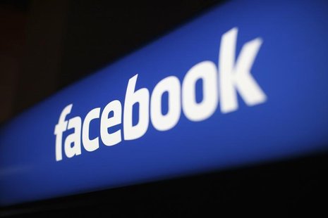 The Facebook logo is pictured at the Facebook headquarters in Menlo Park, California January 29, 2013. REUTERS/Robert Galbraith The Facebook logo is pictured at the Facebook headquarters in Menlo Park, California January 29, 2013. REUTERS/Robert Galbraith