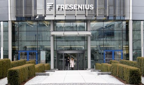 The headquarters of Fresenius is pictured in Bad Homburg near Frankfurt February 24, 2010. REUTERS/Johannes Eisele The headquarters of Fresenius is pictured in Bad Homburg near Frankfurt February 24, 2010. REUTERS/Johannes Eisele