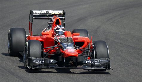 Marussia Formula One test driver Max Chilton of Britain drives during the first practice session of the Abu Dhabi F1 Grand Prix at the Yas M Marussia Formula One test driver Max Chilton of Britain drives during the first practice session of the Abu Dhabi F1 Grand Prix at the Yas M