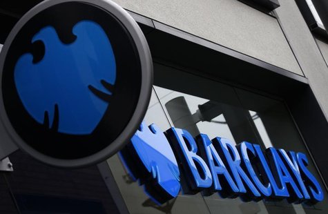 A logo of Barclays bank is seen outside a branch in Altrincham, northern England April 26, 2012. REUTERS/Phil Noble A logo of Barclays bank is seen outside a branch in Altrincham, northern England April 26, 2012. REUTERS/Phil Noble