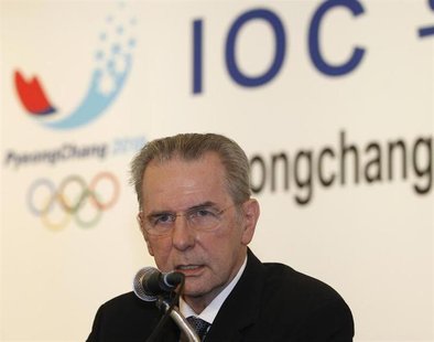 International Olympic Committee (IOC) President Jacques Rogge answers a reporter's question at a news conference in Seoul February 1, 2013 a International Olympic Committee (IOC) President Jacques Rogge answers a reporter's question at a news conference in Seoul February 1, 2013 a