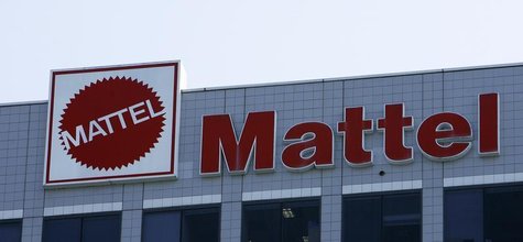 The logo of Mattel is seen outside the company's corporate headquarters in El Segundo, California July 17, 2008. REUTERS/Mario Anzuoni The logo of Mattel is seen outside the company's corporate headquarters in El Segundo, California July 17, 2008. REUTERS/Mario Anzuoni