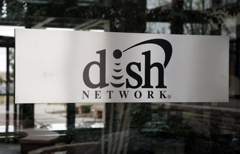 The sign in the lobby of the corporate headquarters of Dish Network is seen in the Denver suburb of Englewood, Colorado April 6, 2011. REUTE The sign in the lobby of the corporate headquarters of Dish Network is seen in the Denver suburb of Englewood, Colorado April 6, 2011. REUTE