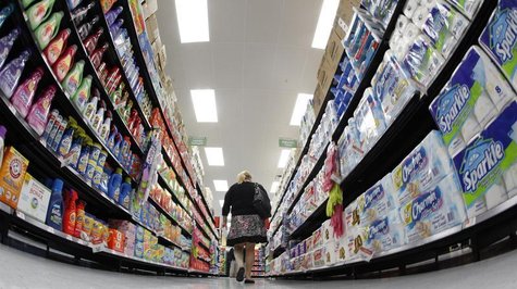 A shopper walks down an aisle in a newly opened Walmart Neighborhood Market in Chicago in this September 21, 2011 file photo. REUTERS/Jim Yo A shopper walks down an aisle in a newly opened Walmart Neighborhood Market in Chicago in this September 21, 2011 file photo. REUTERS/Jim Yo