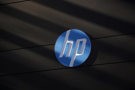 A Hewlett-Packard logo is seen at the company's Executive Briefing Center in Palo Alto, California January 16, 2013. REUTERS/Stephen Lam A Hewlett-Packard logo is seen at the company's Executive Briefing Center in Palo Alto, California January 16, 2013. REUTERS/Stephen Lam
