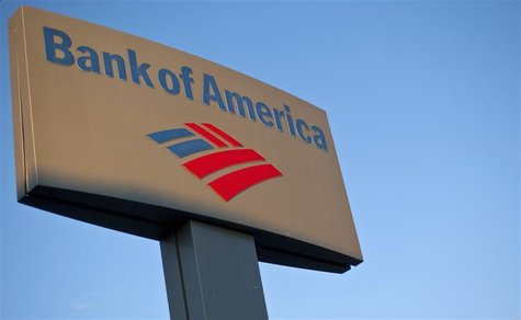 A Bank of America sign is seen outside of a branch in Greenville, South Carolina January 18, 2012. REUTERS/Chris Keane A Bank of America sign is seen outside of a branch in Greenville, South Carolina January 18, 2012. REUTERS/Chris Keane