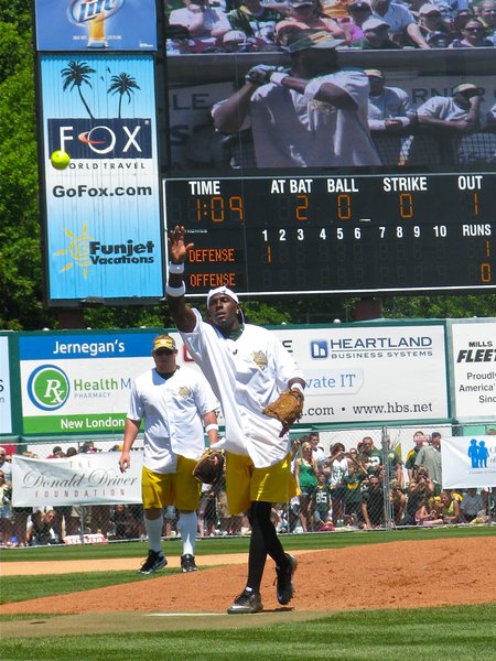 Warmer weather highlights from the 2012 Donald Driver Charity Softball Game in Appleton