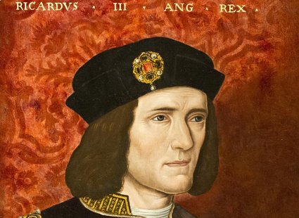 A painting of King Richard III by an unknown artist from the 16th Century is seen at the National Portrait Gallery in London in an August 24 A painting of King Richard III by an unknown artist from the 16th Century is seen at the National Portrait Gallery in London in an August 24