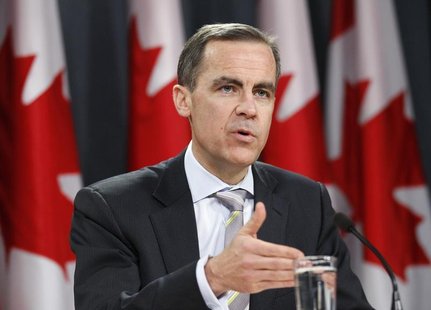 Bank of Canada Governor Mark Carney speaks during a news conference upon the release of the Monetary Policy Report in Ottawa January 19, 201 Bank of Canada Governor Mark Carney speaks during a news conference upon the release of the Monetary Policy Report in Ottawa January 19, 201