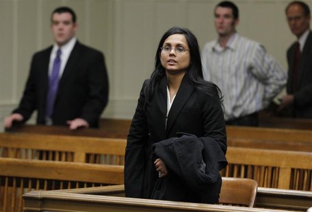 Annie Dookhan, a former chemist at the Hinton State Laboratory Institute, listens to the judge during her arraignment at Brockton Superior C Annie Dookhan, a former chemist at the Hinton State Laboratory Institute, listens to the judge during her arraignment at Brockton Superior C