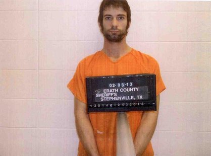 Eddie Ray Routh is pictured in this booking photo provided by the Erath County Sheriff’s Office. Routh is a suspect in the shooting and kill Eddie Ray Routh is pictured in this booking photo provided by the Erath County Sheriff’s Office. Routh is a suspect in the shooting and kill