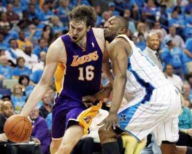 Los Angeles Lakers center Pau Gasol REUTERS/Sean Gardner Los Angeles Lakers center Pau Gasol REUTERS/Sean Gardner