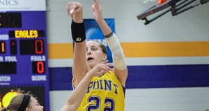 UWSP Women's Basketball at LaCrosse. Photo courtesy UWSP Athletics Dept.
UWSP Women's Basketball at LaCrosse. Photo courtesy UWSP Athletics Dept.