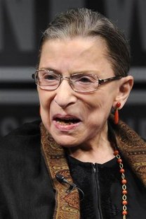 Supreme Court Justice Ruth Bader Ginsburg, who was nominated by former U.S. president Bill Clinton, makes remarks during a forum at the News Supreme Court Justice Ruth Bader Ginsburg, who was nominated by former U.S. president Bill Clinton, makes remarks during a forum at the News