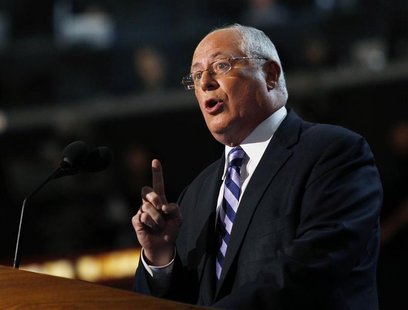 Governor of Illinois Pat Quinn addresses the first session of the Democratic National Convention in Charlotte, North Carolina, September 4, Governor of Illinois Pat Quinn addresses the first session of the Democratic National Convention in Charlotte, North Carolina, September 4,