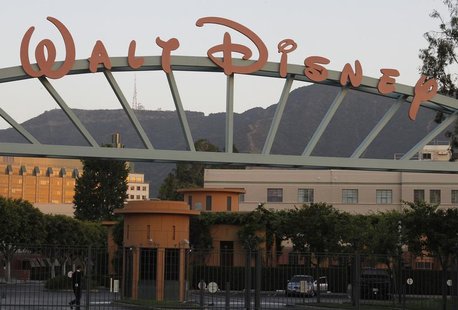 A portion of the signage at the main gate of The Walt Disney Co. is pictured in Burbank, California May 7, 2012. REUTERS/Fred Prouser A portion of the signage at the main gate of The Walt Disney Co. is pictured in Burbank, California May 7, 2012. REUTERS/Fred Prouser