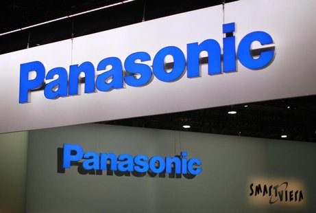Signs hang above the Panasonic booth on the second day of the Consumer Electronics Show (CES) in Las Vegas January 9, 2013. REUTERS/Rick Wil Signs hang above the Panasonic booth on the second day of the Consumer Electronics Show (CES) in Las Vegas January 9, 2013. REUTERS/Rick Wil