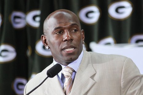 Former Green Bay Packers wide receiver Donald Driver speaks at his retirement ceremony at Lambeau Field on Feb. 6, 2013. Former Green Bay Packers wide receiver Donald Driver speaks at his retirement ceremony at Lambeau Field on Feb. 6, 2013.