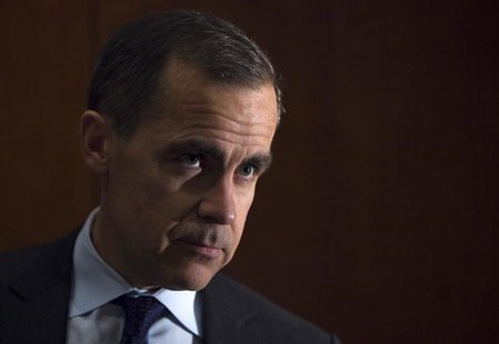 Mark Carney speaks during a news conference after a Financial Stability Board plenary meeting in Zurich, January 28, 2013. REUTERS/Michael B Mark Carney speaks during a news conference after a Financial Stability Board plenary meeting in Zurich, January 28, 2013. REUTERS/Michael B