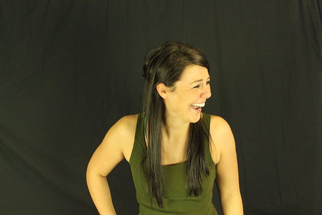 Jess Kelley laughing at something.