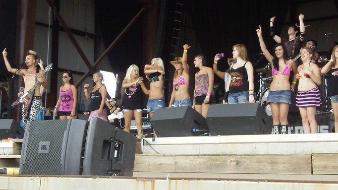 The ladies got in on the "Porn Star Dancing"