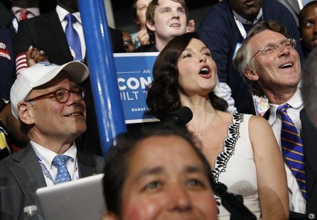 Actress Ashley Judd reads off the Tennessee vote totals during the roll call vote for the Democratic presidential nomination during the seco Actress Ashley Judd reads off the Tennessee vote totals during the roll call vote for the Democratic presidential nomination during the seco