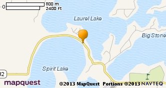 Three Lakes Rod & Gun Club. Map from Mapquest
Three Lakes Rod & Gun Club. Map from Mapquest