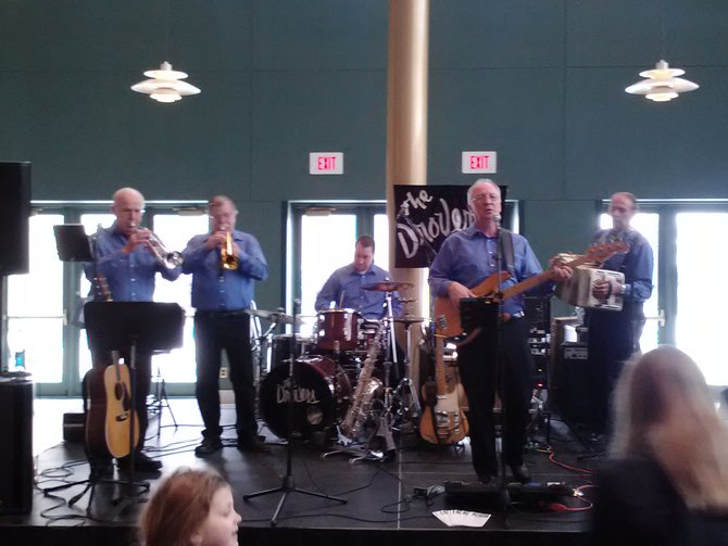 The Drovers providing great entertainment in The Great Hall at the 2nd Annual Winterfest in downtown Wausau.
