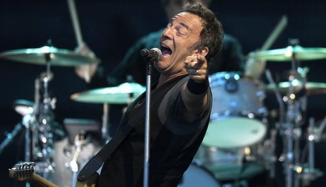 U.S. musician Bruce Springsteen performs with the E. Street Band during a tour to promote their latest album "Working on a Dream", at Zorril U.S. musician Bruce Springsteen performs with the E. Street Band during a tour to promote their latest album "Working on a Dream", at Zorril
