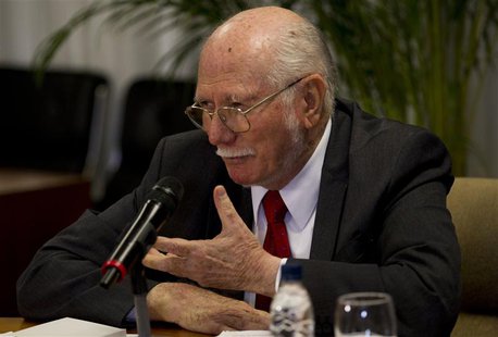 Venezuela's Finance Minister Jorge Giordani talks to the media during a news conference at the headquarters of the Central Bank in Caracas F Venezuela's Finance Minister Jorge Giordani talks to the media during a news conference at the headquarters of the Central Bank in Caracas F