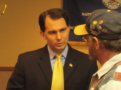 Governor Scott Walker at NRA Convention in Wausau WI Governor Scott Walker at NRA Convention in Wausau WI
