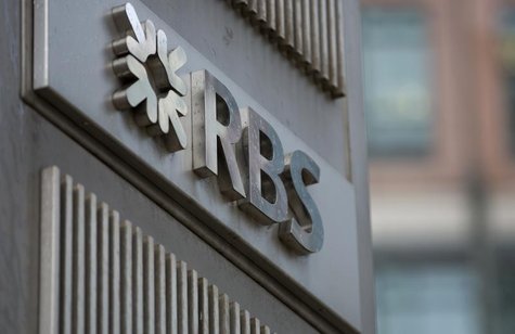The logo of the Royal Bank of Scotland is seen at an office in London February 6, 2013. REUTERS/Neil Hall The logo of the Royal Bank of Scotland is seen at an office in London February 6, 2013. REUTERS/Neil Hall