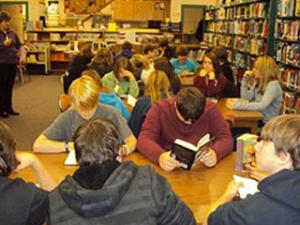 The Wurdeman’s School Library at Mosinee Middle School. Photo submitted The Wurdeman’s School Library at Mosinee Middle School. Photo submitted